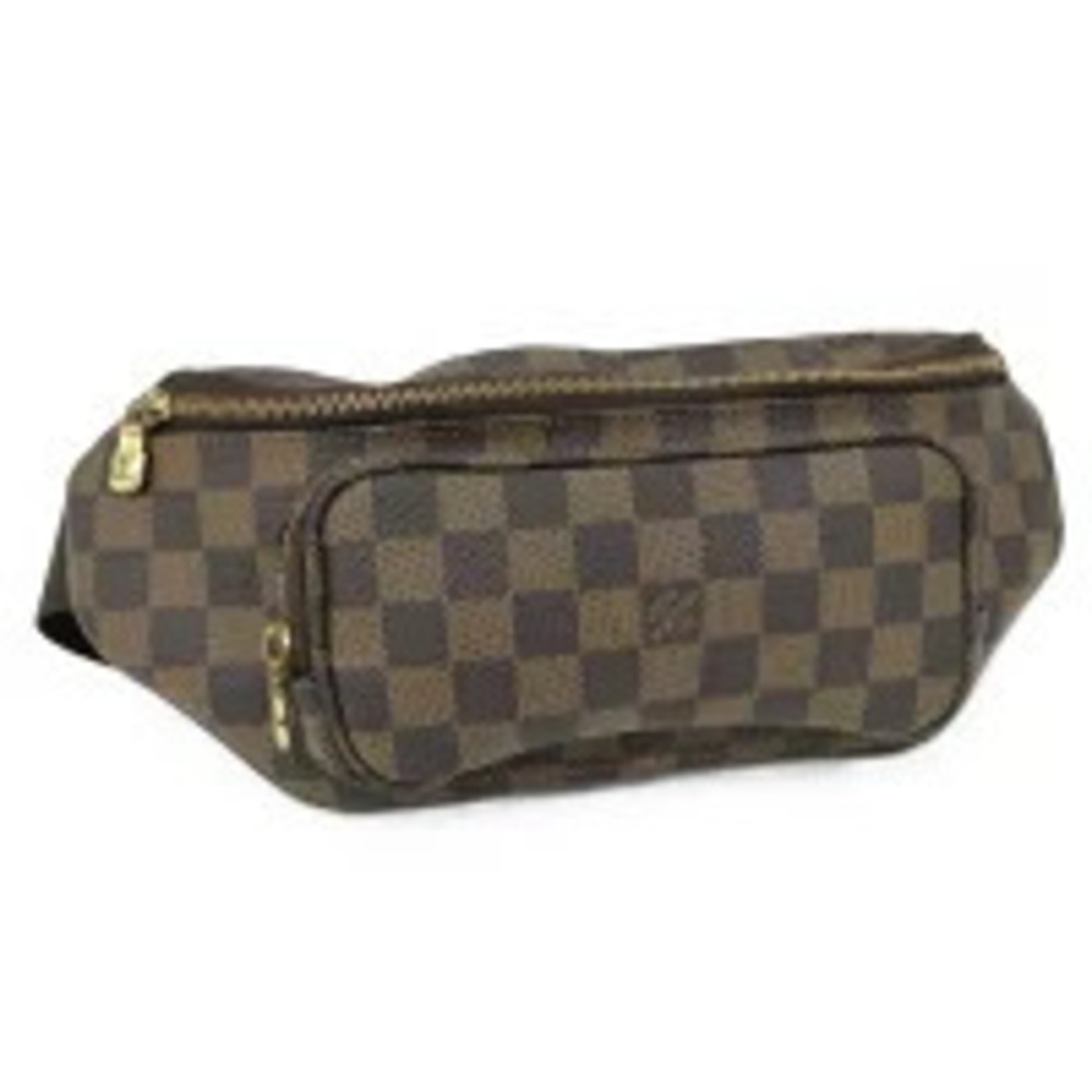 LOUIS VUITTON Bumbag Melville Waist Bag Damier Ebene Brown